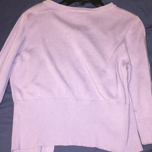 purple cardigan/sweater. - Picture 2 of 2